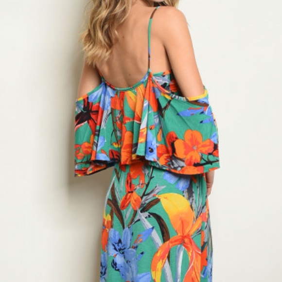 LAST 1! GIRLY & FLRITY 2 PIECE MAXI SKIRT & TOP - Picture 5 of 8